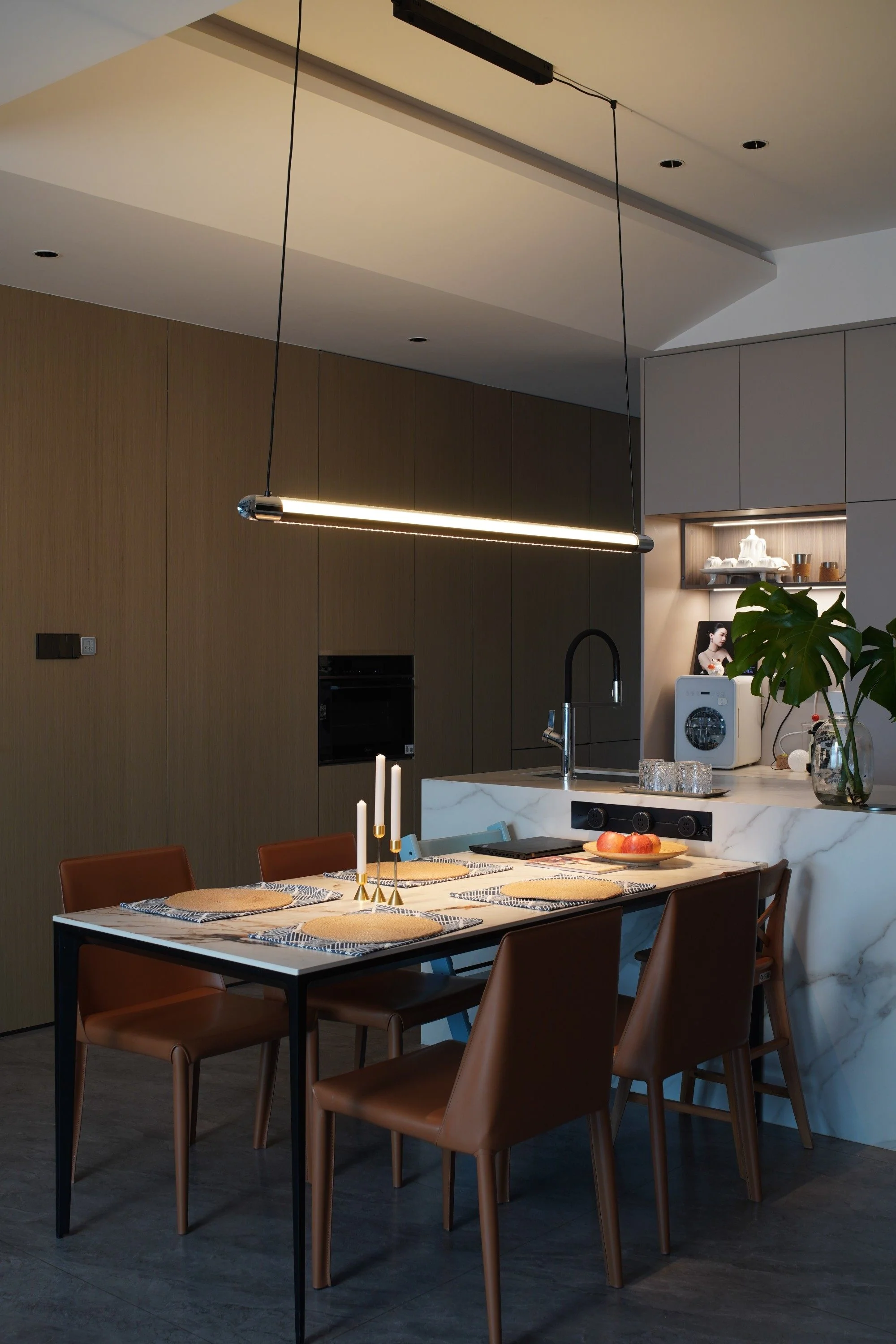 WOMO Black Linear Pendant Light - WM3225 - Image 15