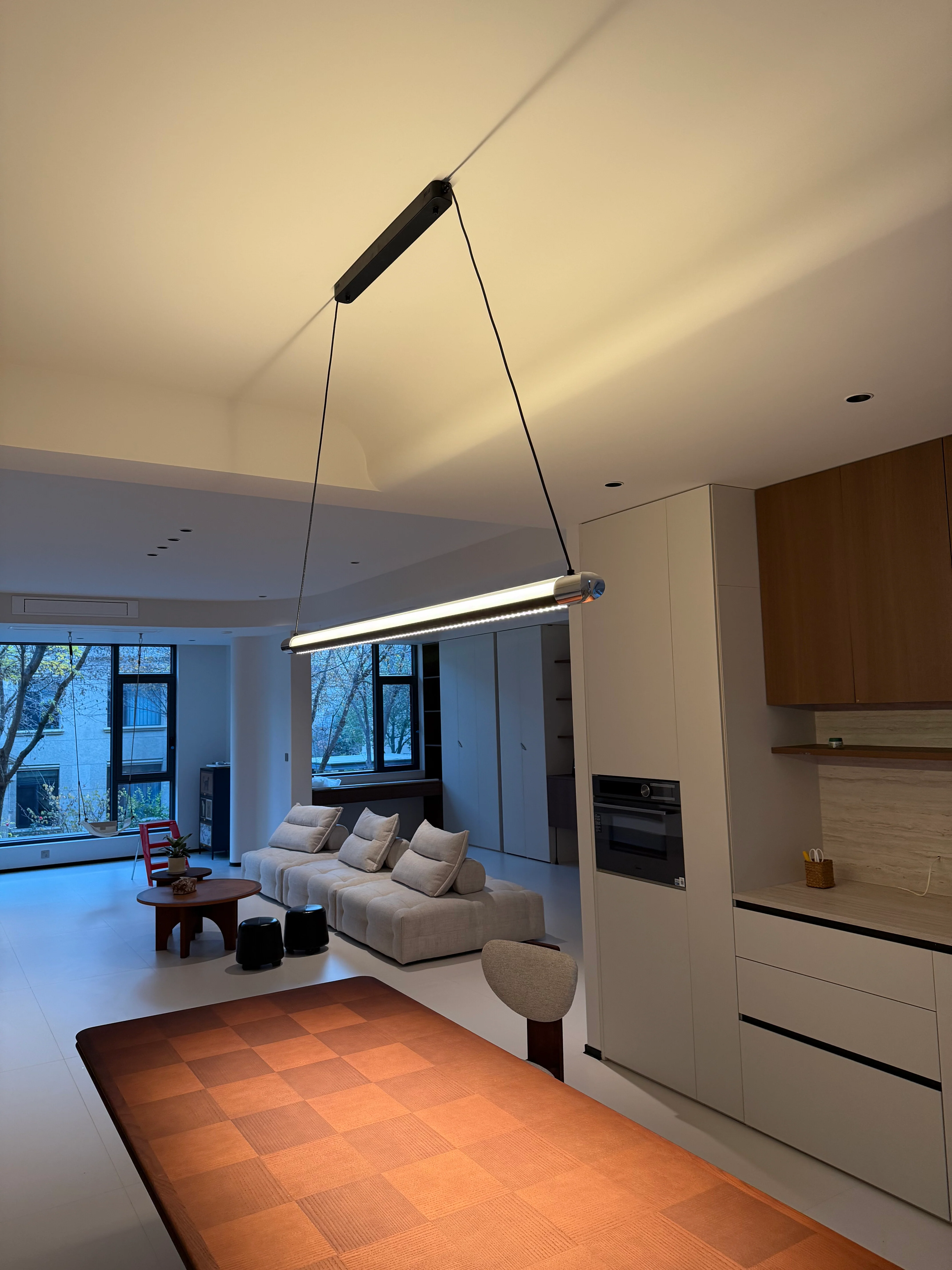 WOMO Black Linear Pendant Light - WM3225 - Image 19