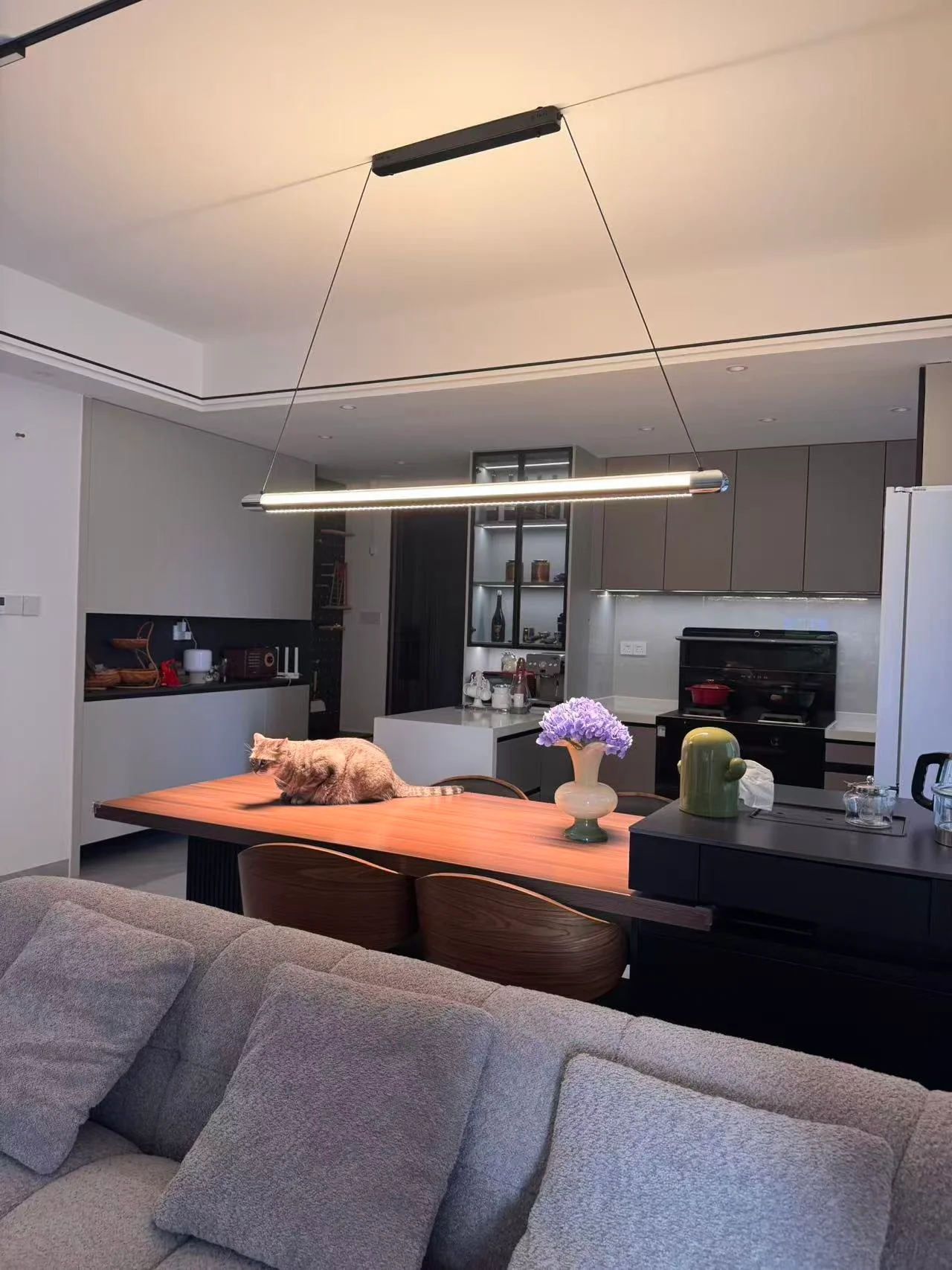 WOMO Black Linear Pendant Light - WM3225 - Image 24