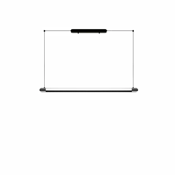 WOMO Black Linear Pendant Light - WM3225 - Image 27
