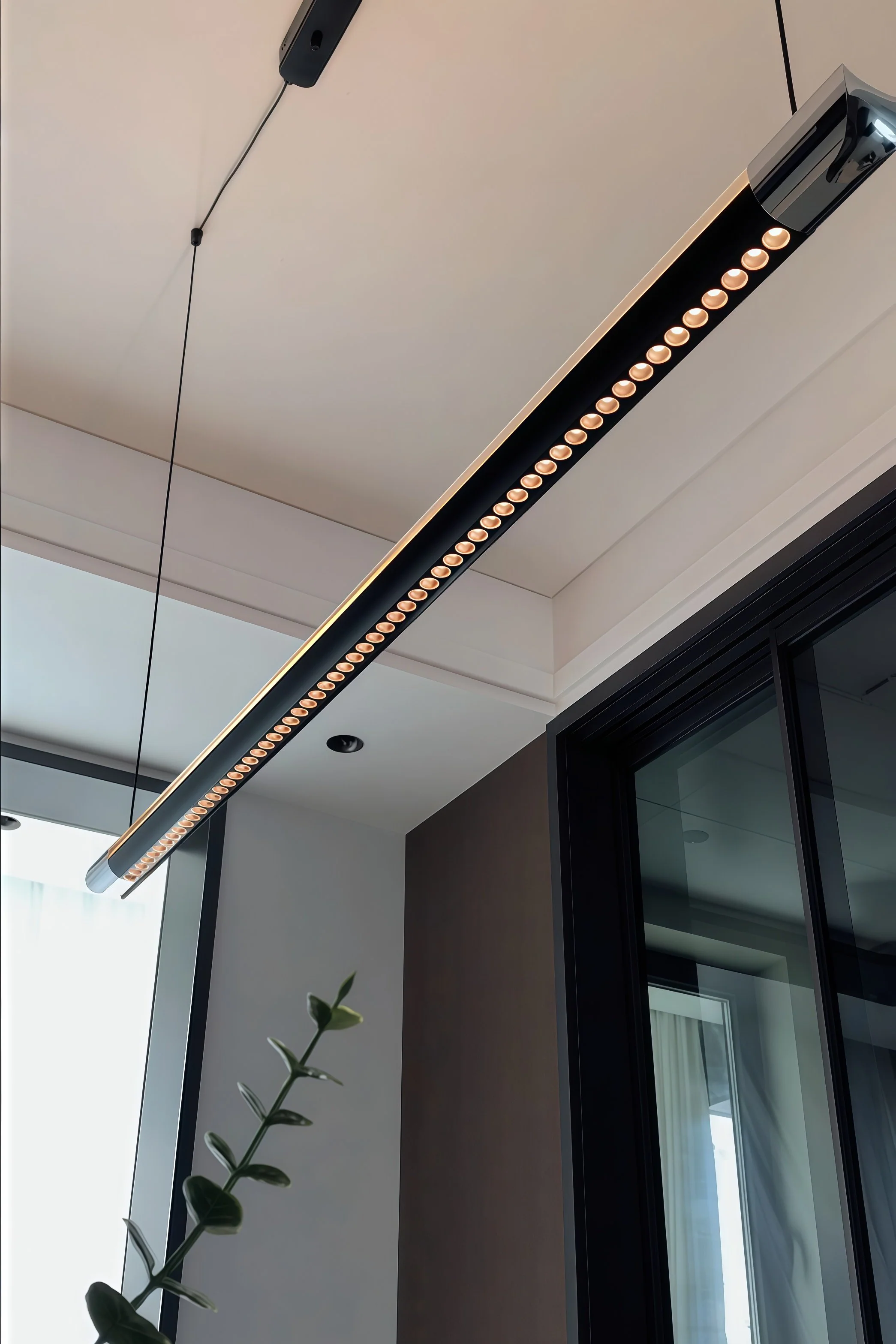 WOMO Black Linear Pendant Light - WM3225 - Image 8