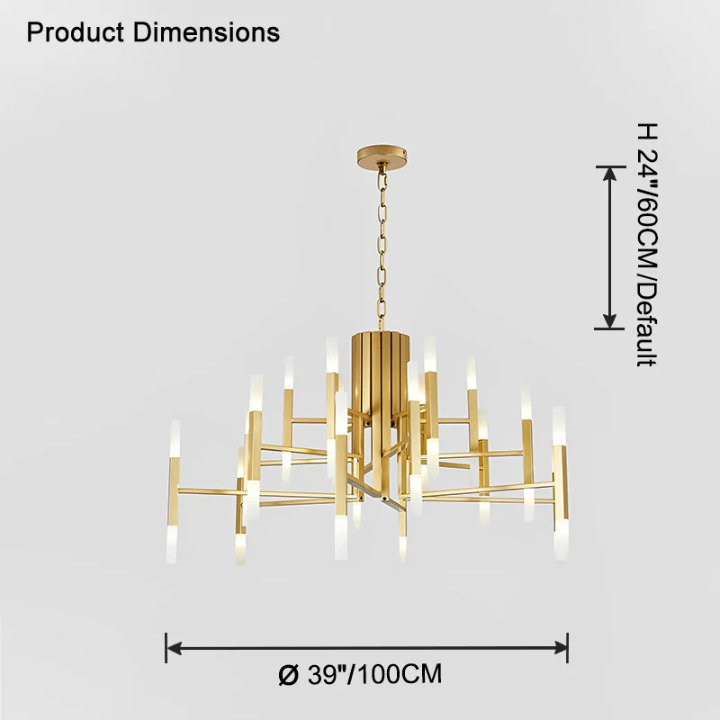 WOMO Modern Candlestick Chandelier-WM2516 - Image 24