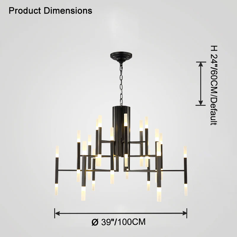 WOMO Modern Candlestick Chandelier-WM2516 - Image 26