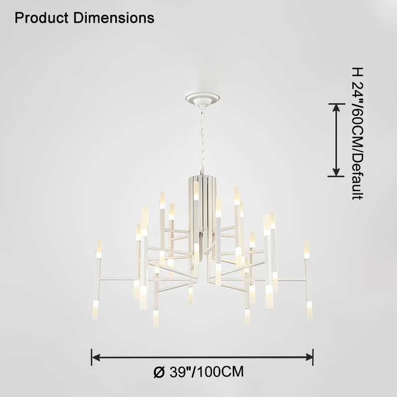 WOMO Modern Candlestick Chandelier-WM2516 - Image 28