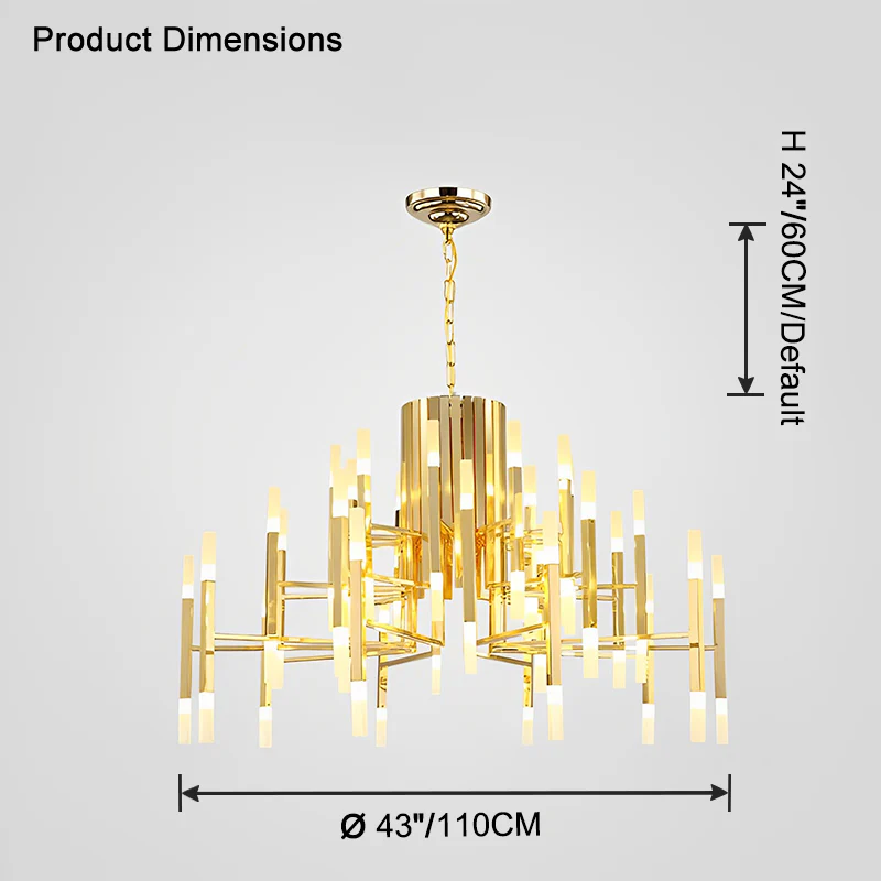 WOMO Modern Candlestick Chandelier-WM2516 - Image 30