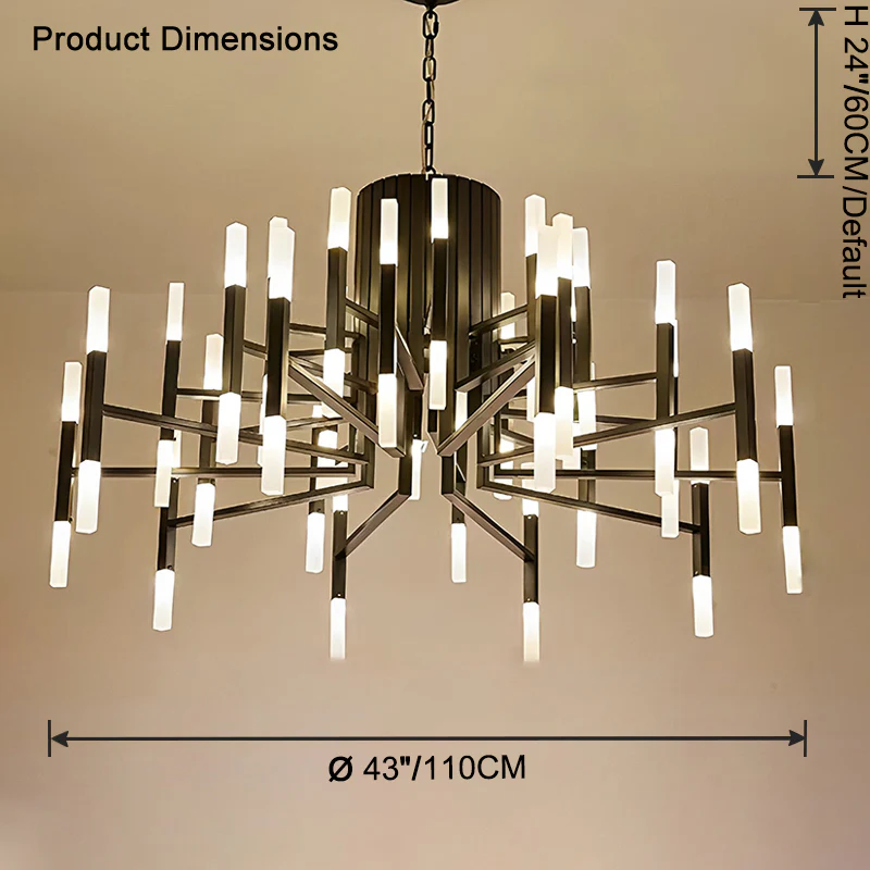 WOMO Modern Candlestick Chandelier-WM2516 - Image 32