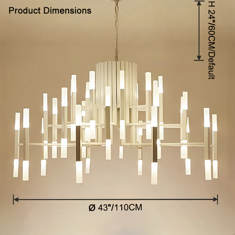 WOMO Modern Candlestick Chandelier-WM2516 - Image 34