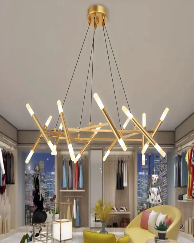 WOMO Modern Candlestick Chandelier-WM2517 - Image 10