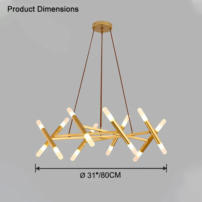WOMO Modern Candlestick Chandelier-WM2517 - Image 18