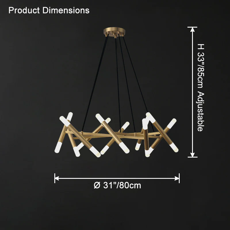 WOMO Modern Candlestick Chandelier-WM2517 - Image 20