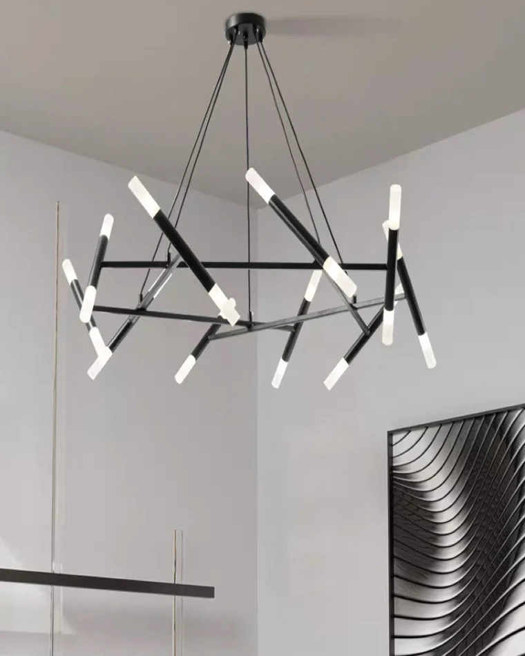 WOMO Modern Candlestick Chandelier-WM2517 - Image 3