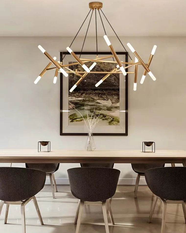 WOMO Modern Candlestick Chandelier-WM2517 - Image 4