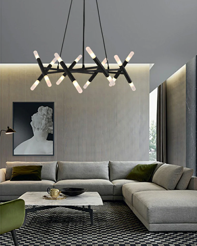 WOMO Modern Candlestick Chandelier-WM2517 - Image 7