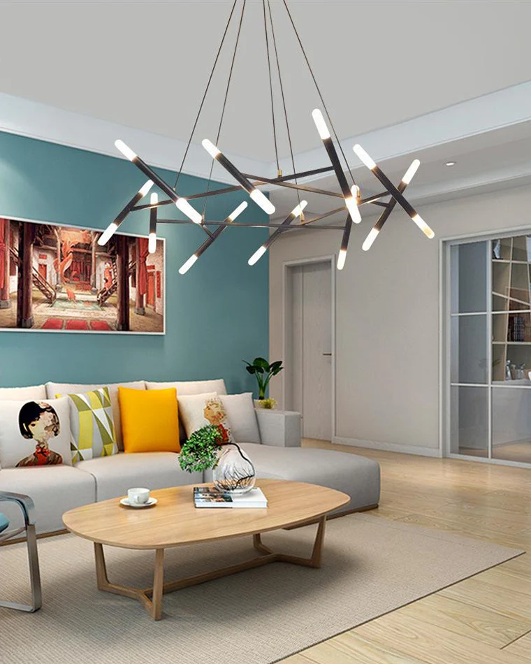 WOMO Modern Candlestick Chandelier-WM2517 - Image 8