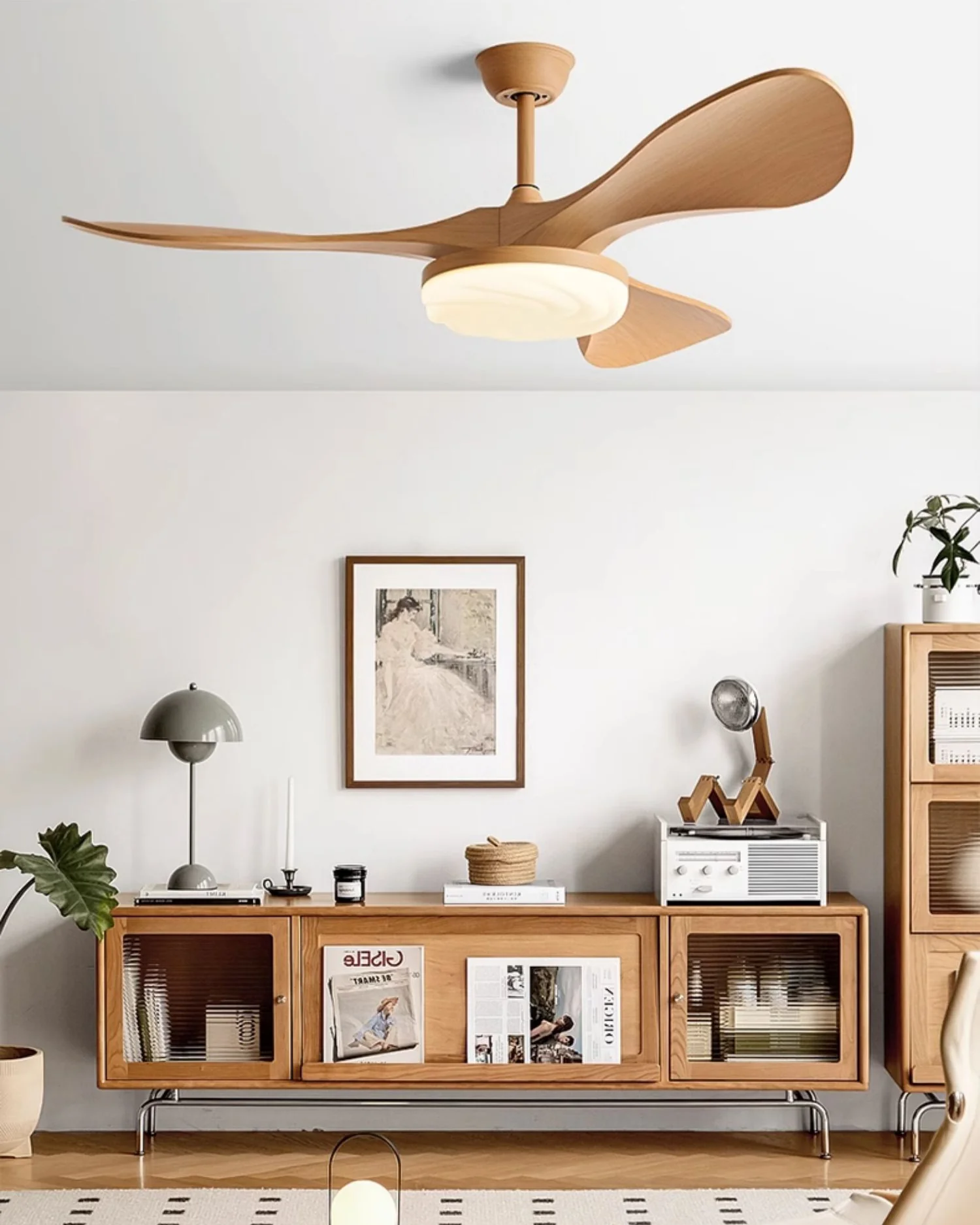 WOMO Modern Ceiling Fan Lamp-WM5222 - Image 6