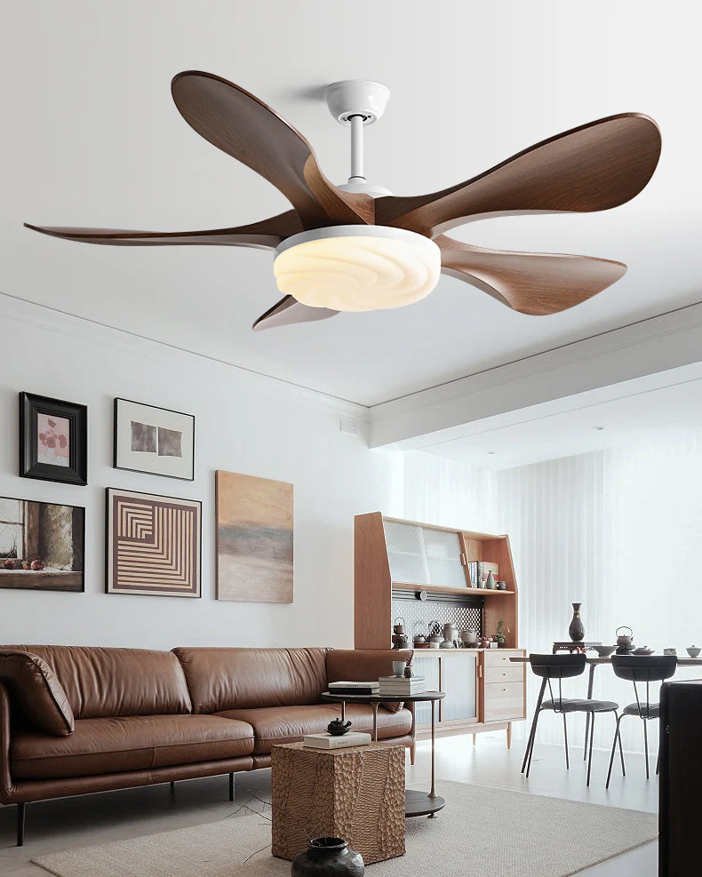 WOMO Modern Ceiling Fan With Bright Light - WM5256 - Image 10