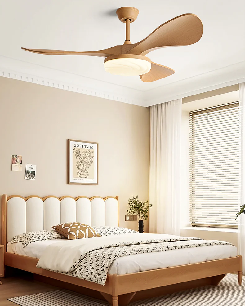 WOMO Modern Ceiling Fan With Bright Light - WM5256 - Image 11