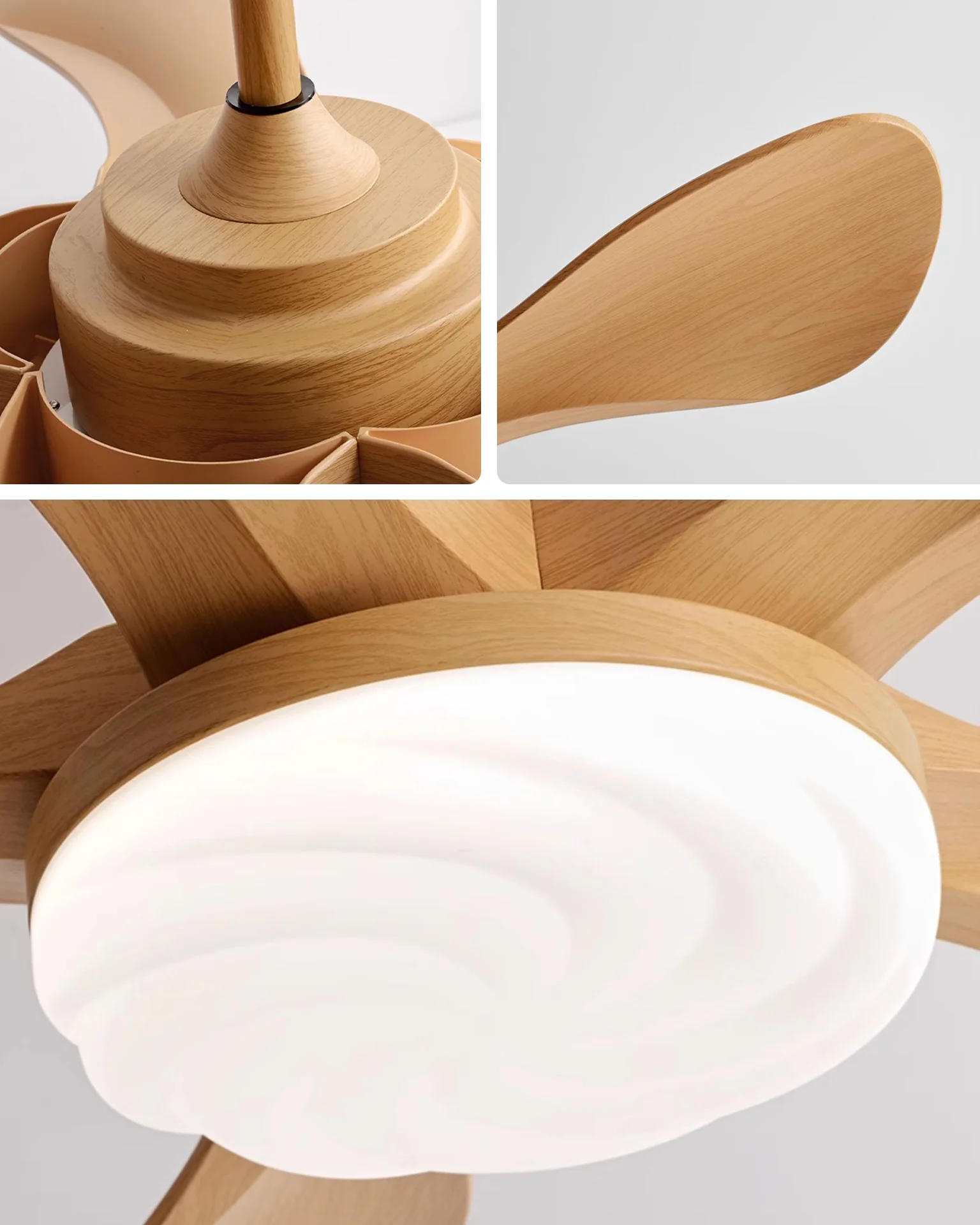 WOMO Modern Ceiling Fan With Bright Light - WM5256 - Image 20
