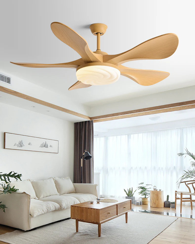 WOMO Modern Ceiling Fan With Bright Light - WM5256 - Image 7