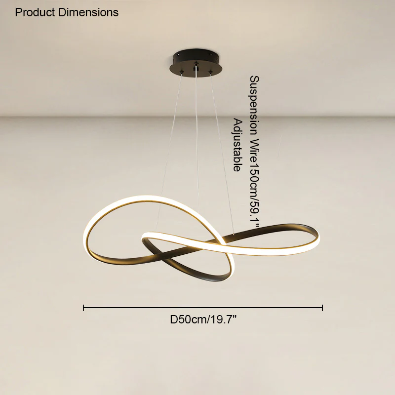 WOMO Fusion Infinity Pendant Light-WM2147 - Image 29