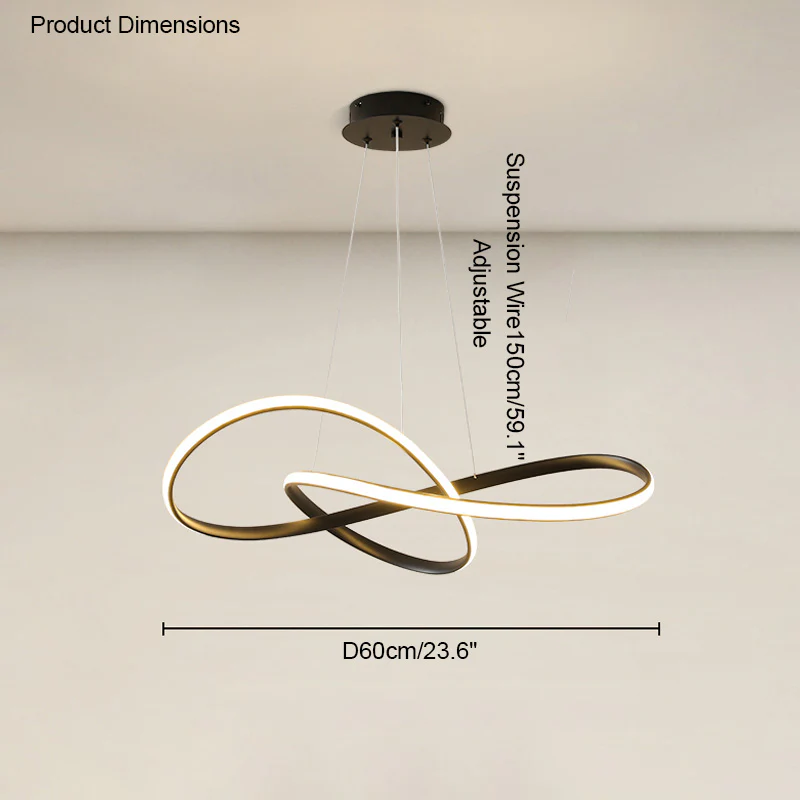 WOMO Fusion Infinity Pendant Light-WM2147 - Image 31