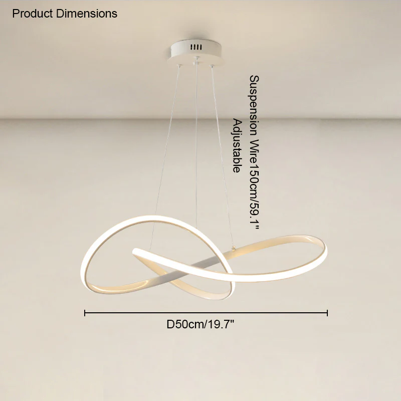 WOMO Fusion Infinity Pendant Light-WM2147 - Image 33
