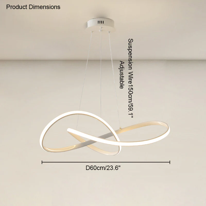 WOMO Fusion Infinity Pendant Light-WM2147 - Image 35