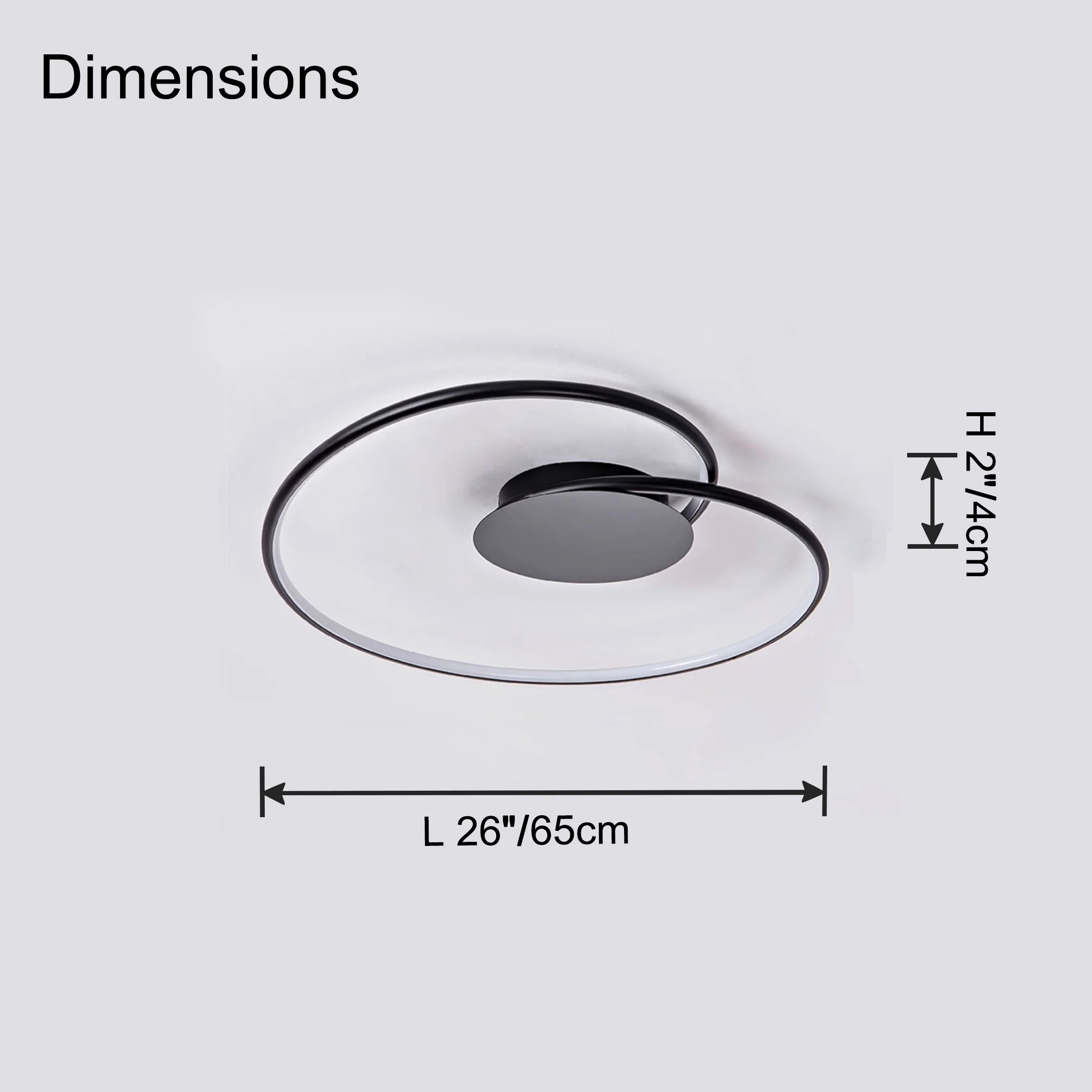 WOMO Heart LED Flush Mount Ceiling Light-WM1129 - Image 35