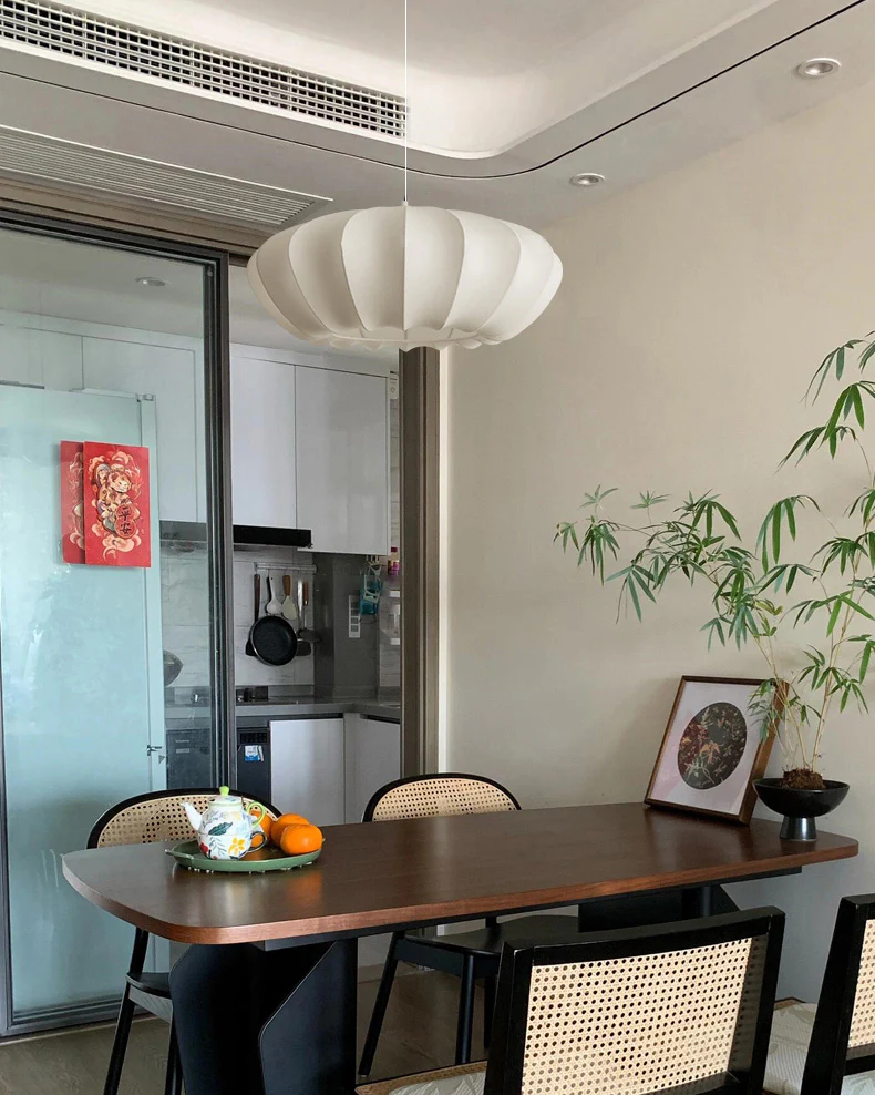WOMO Flying Saucer Silk Pendant Light-WM2973 - Image 10
