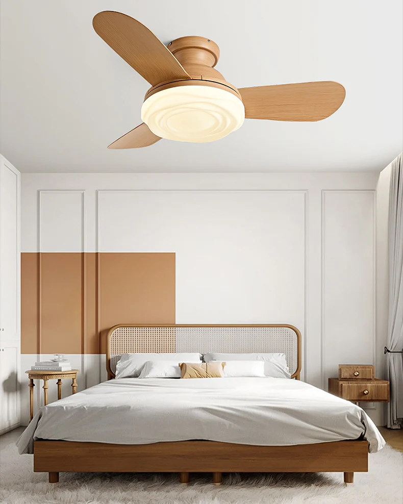 WOMO Modern Low Profile Ceiling Fan Lamp-WM5221 - Image 11