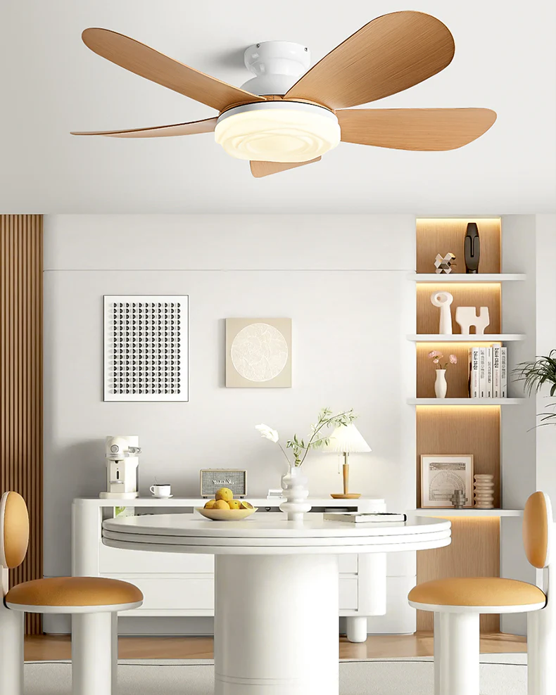 WOMO Modern Low Profile Ceiling Fan Lamp-WM5221 - Image 8