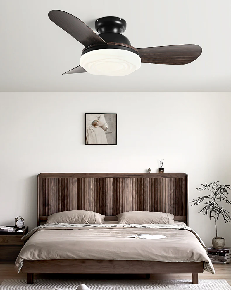 WOMO Modern Low Profile Ceiling Fan Lamp-WM5221 - Image 9