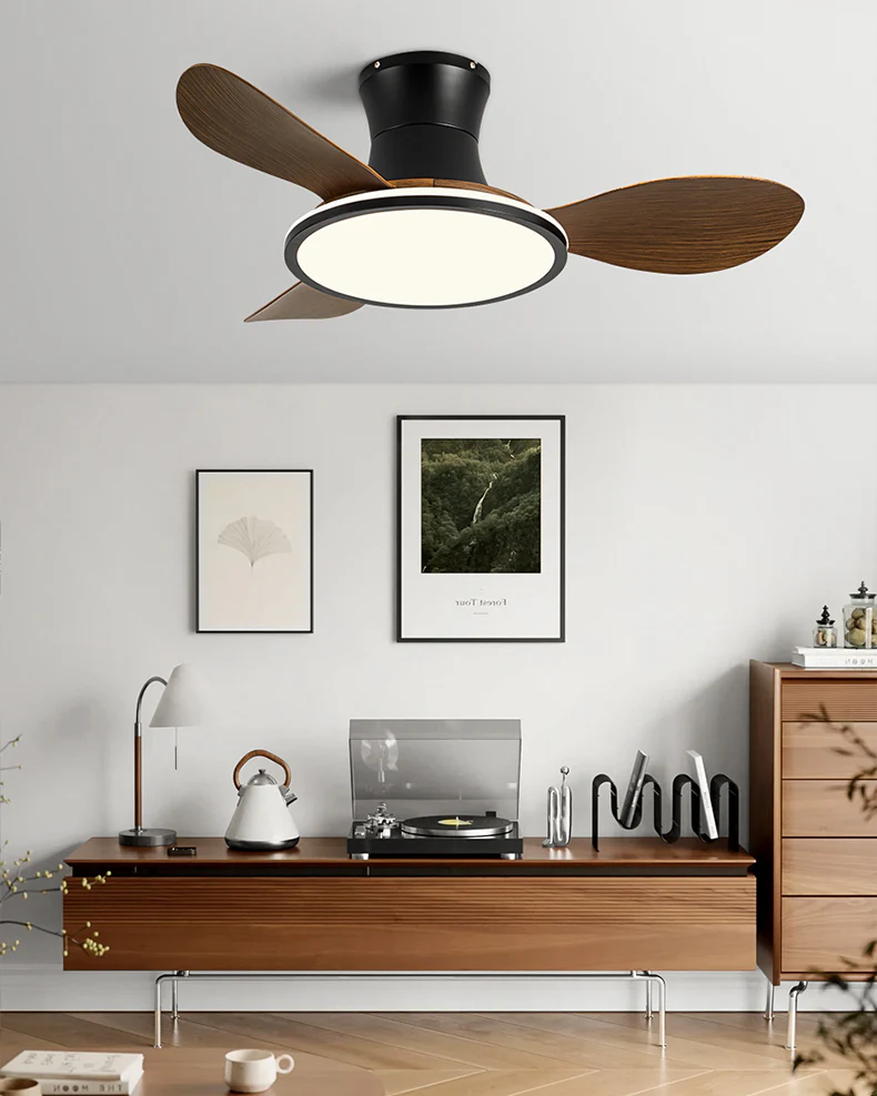 WOMO Modern Low Profile Ceiling Fan Lamp - WM5239 - Image 10