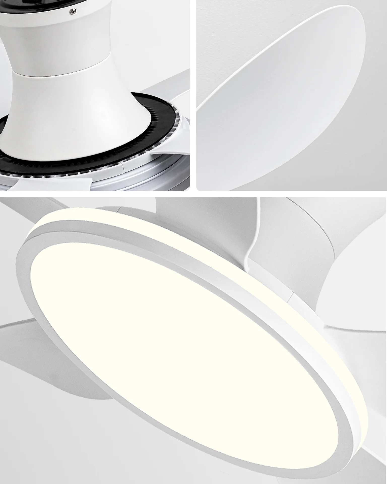 WOMO Modern Low Profile Ceiling Fan Lamp - WM5239 - Image 16