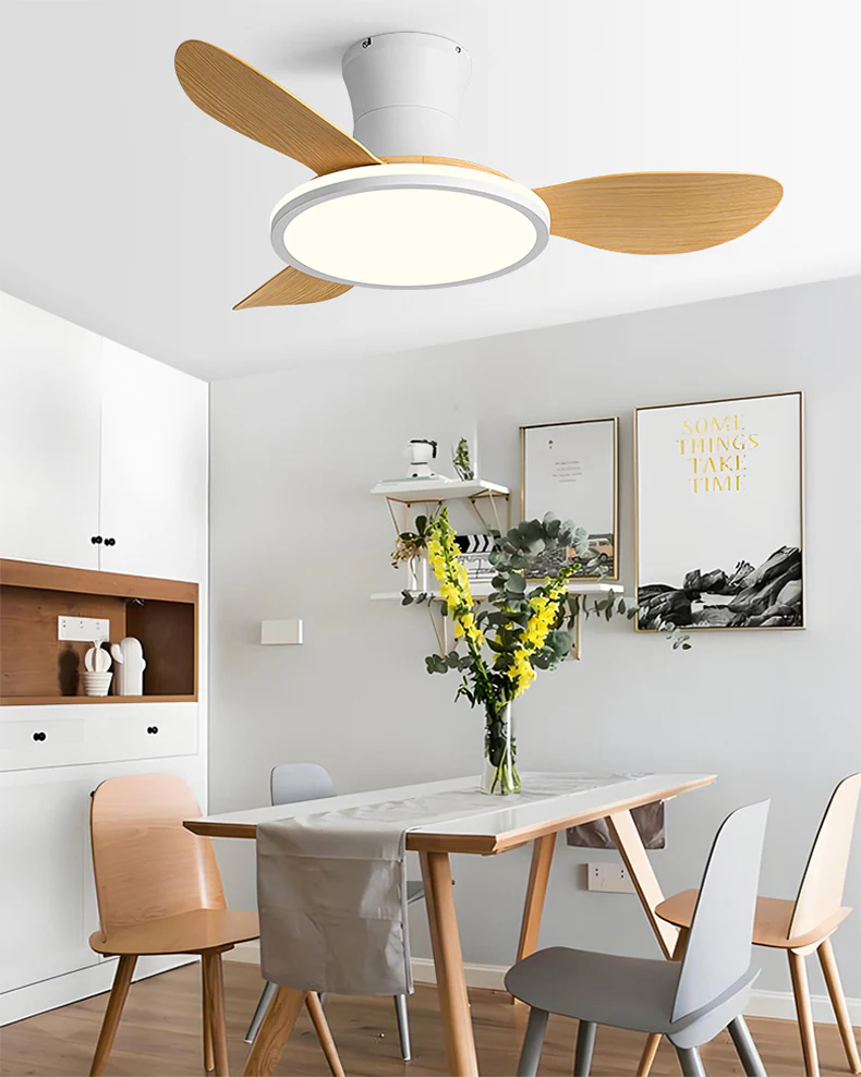 WOMO Modern Low Profile Ceiling Fan Lamp - WM5239 - Image 7