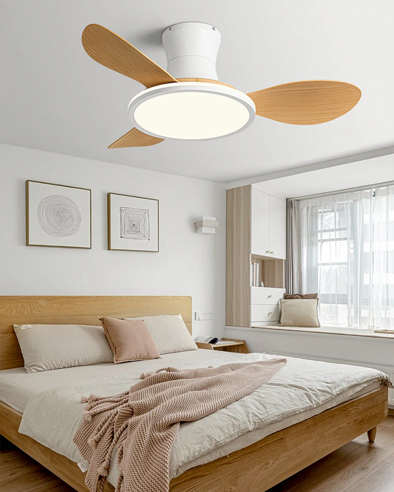 WOMO Modern Low Profile Ceiling Fan Lamp - WM5239 - Image 8