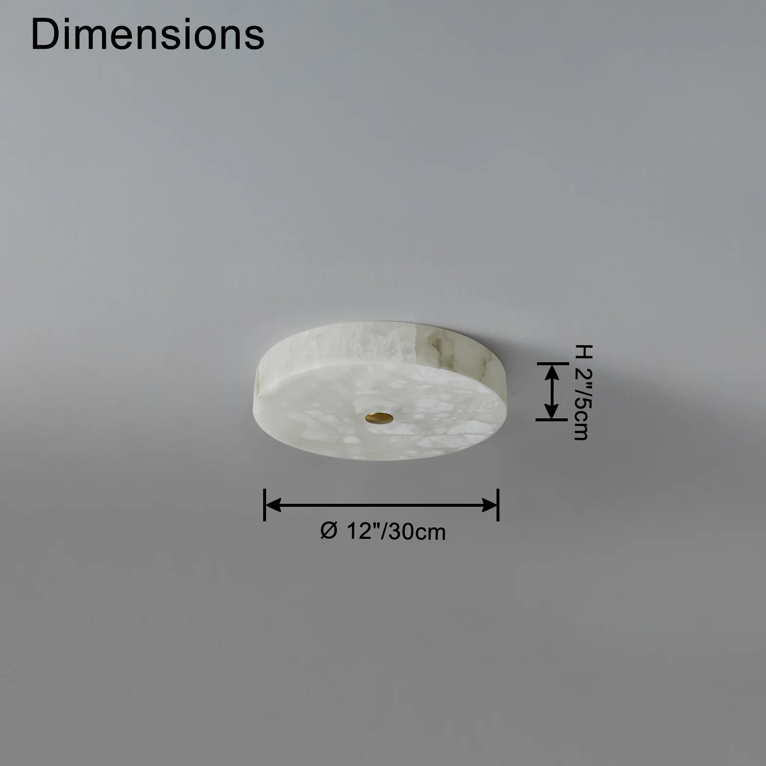 WOMO Modern Round Alabaster Ceiling Light-WM1118 - Image 24