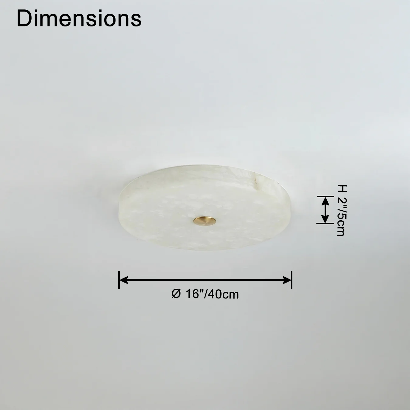 WOMO Modern Round Alabaster Ceiling Light-WM1118 - Image 26