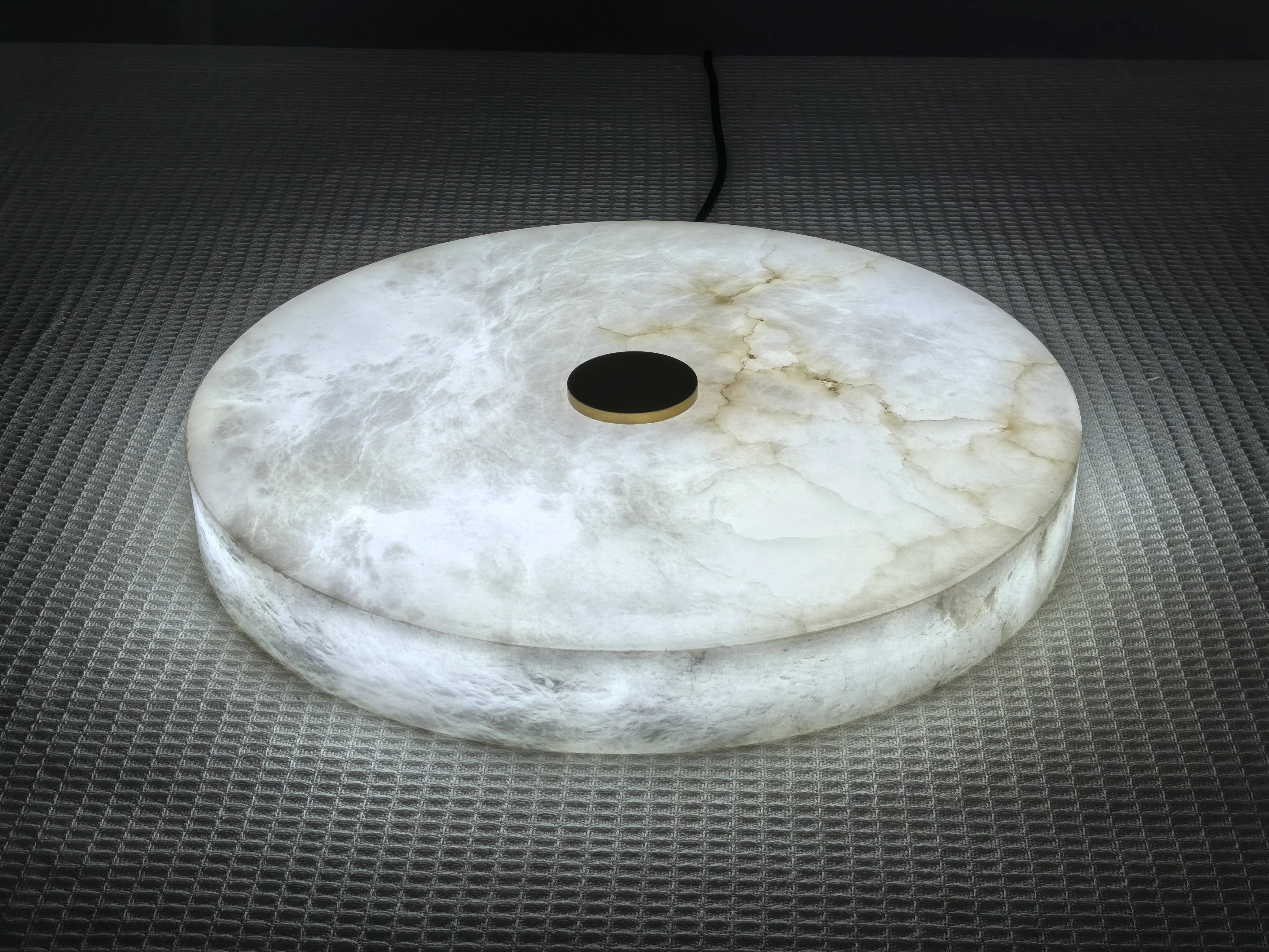 WOMO Modern Round Alabaster Ceiling Light-WM1118 - Image 29