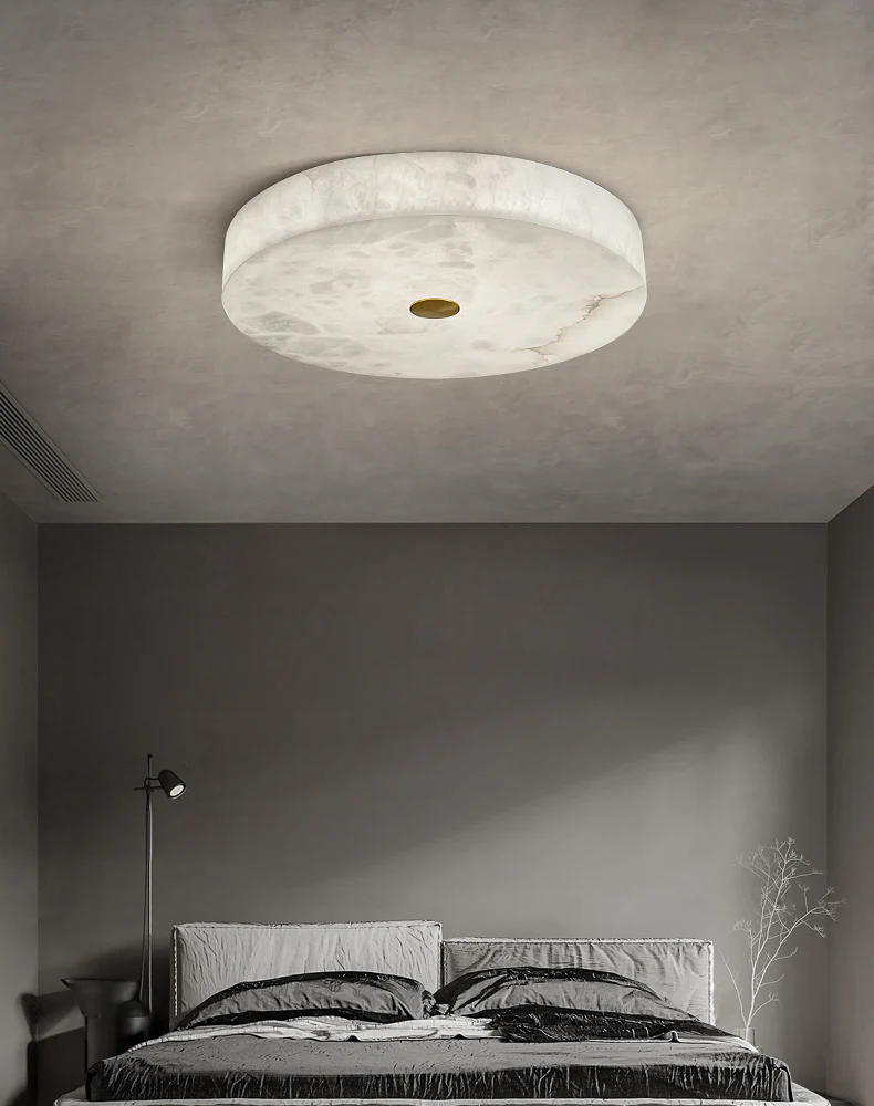 WOMO Modern Round Alabaster Ceiling Light-WM1118 - Image 3