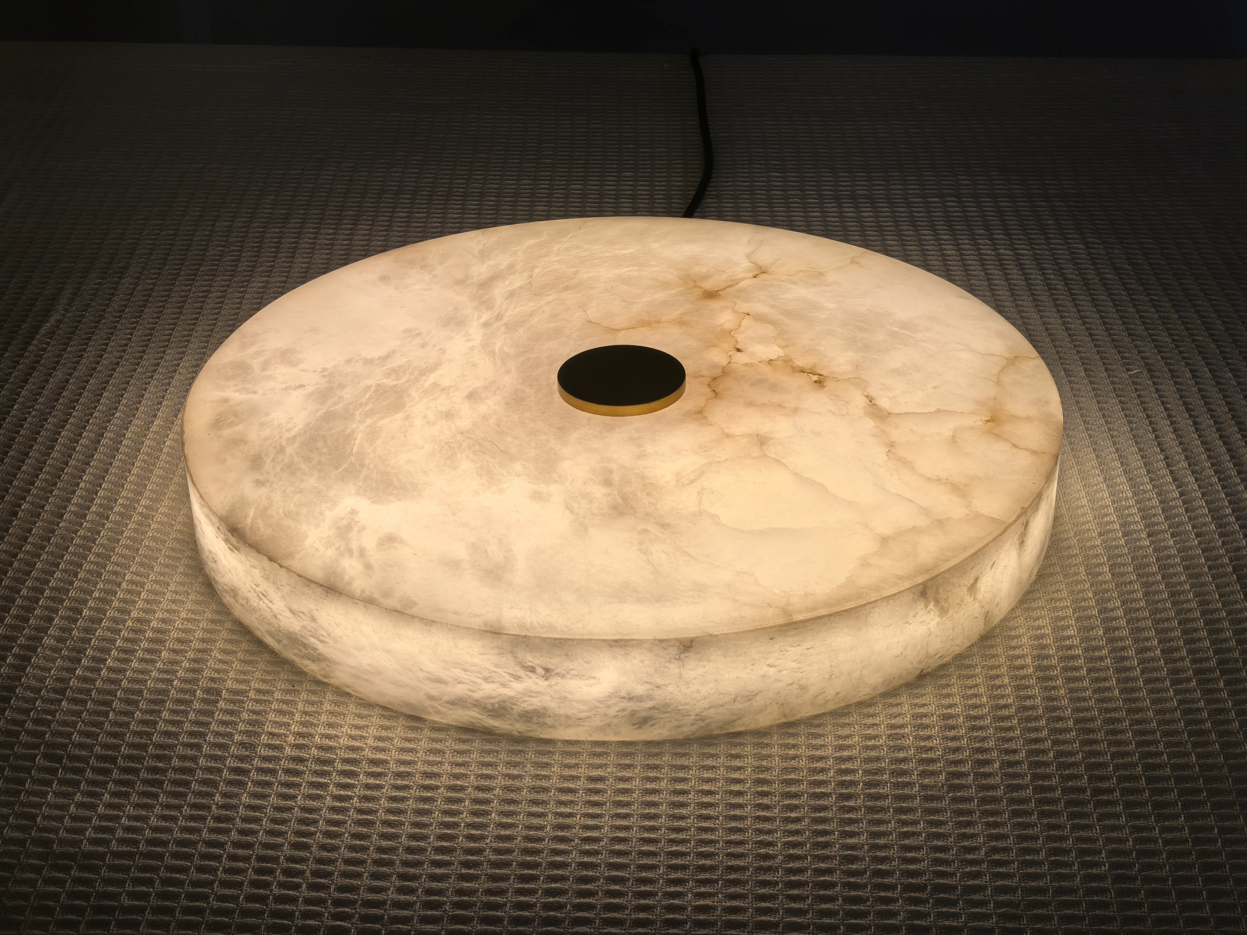 WOMO Modern Round Alabaster Ceiling Light-WM1118 - Image 30