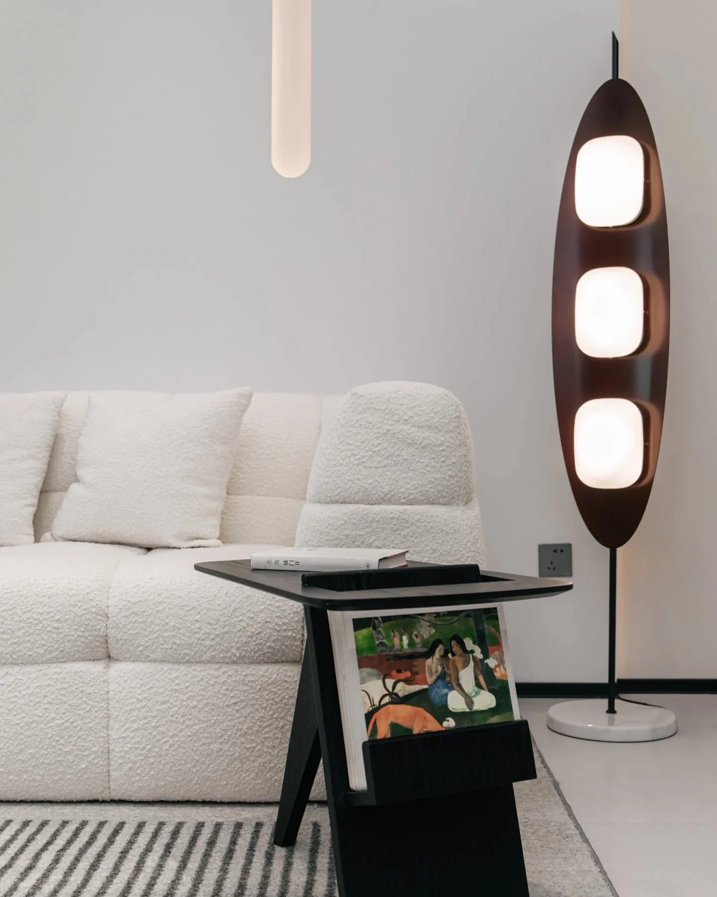 WOMO Modern Wood Oval Floor Lamp-WM7080 - Image 12