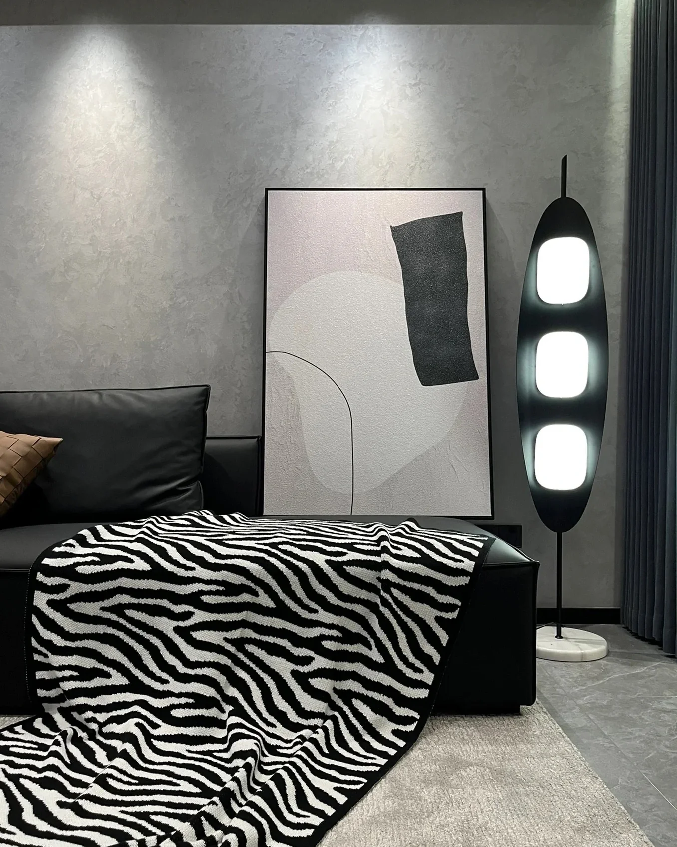 WOMO Modern Wood Oval Floor Lamp-WM7080 - Image 15