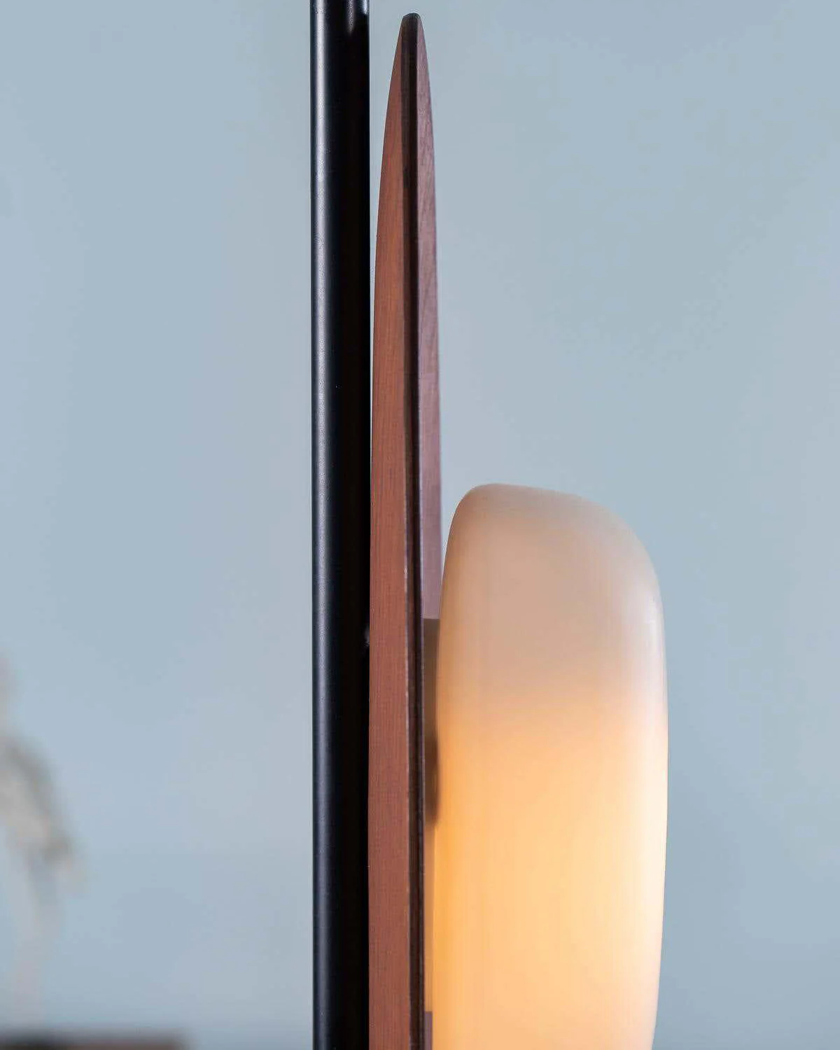 WOMO Modern Wood Oval Floor Lamp-WM7080 - Image 17