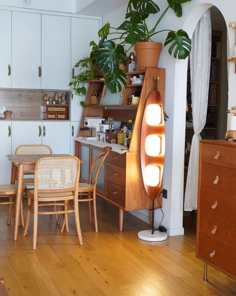 WOMO Modern Wood Oval Floor Lamp-WM7080 - Image 27