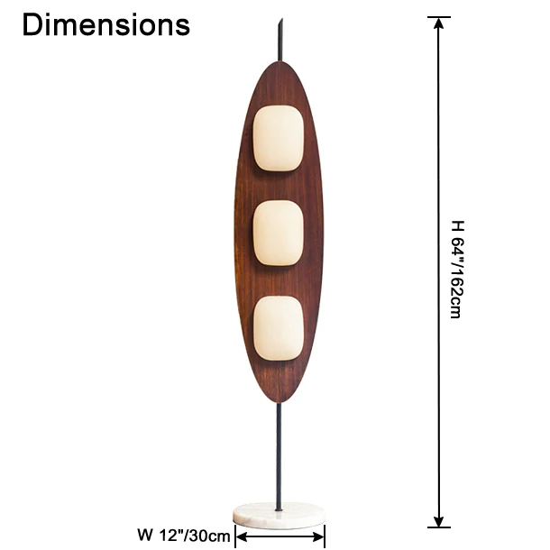 WOMO Modern Wood Oval Floor Lamp-WM7080 - Image 30