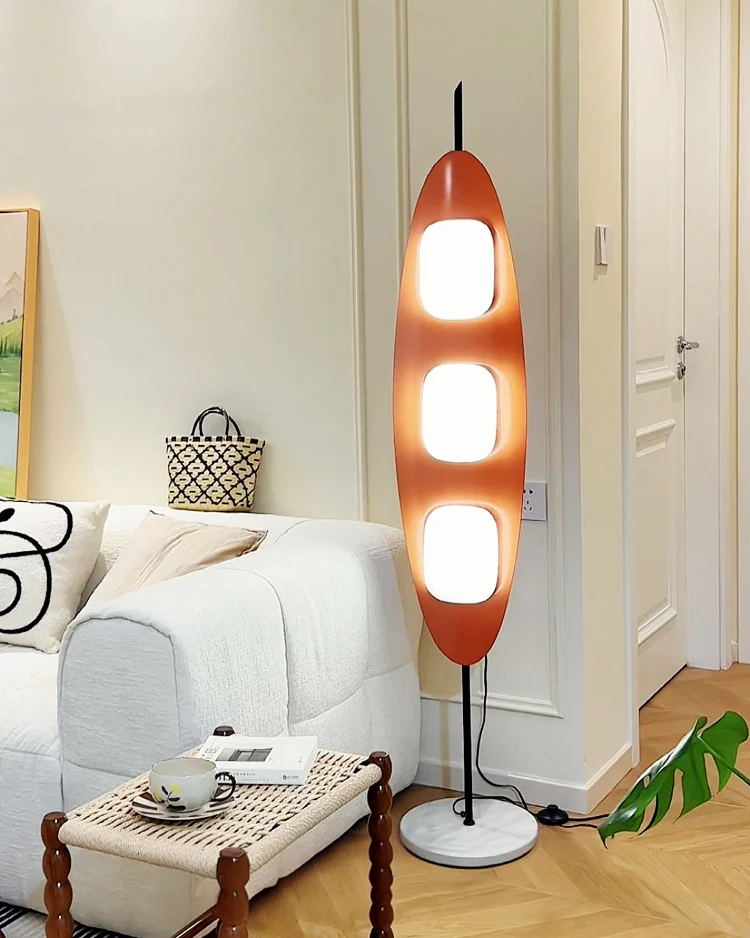 WOMO Modern Wood Oval Floor Lamp-WM7080 - Image 9