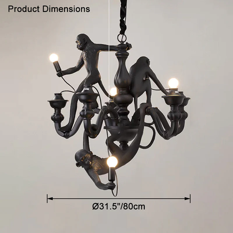 WOMO Monkey Chandelier-WM2468 - Image 15