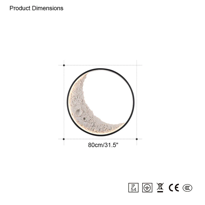 WOMO Moon Accent Wall Sconce-WM6073 - Image 32
