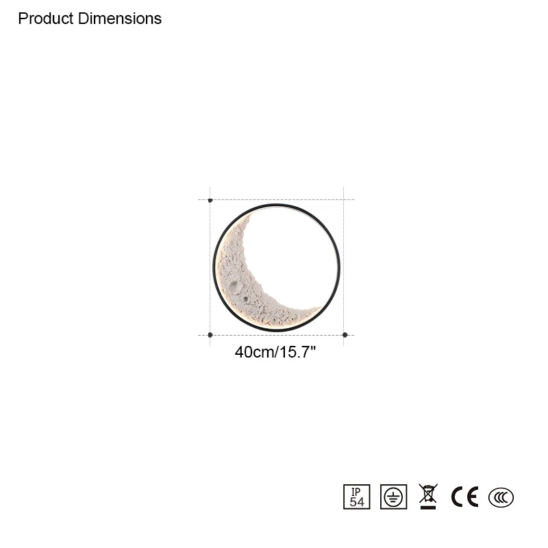 WOMO Moon Accent Wall Sconce-WM6073 - Image 33